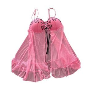 Inner Secret Pink babydoll size Large